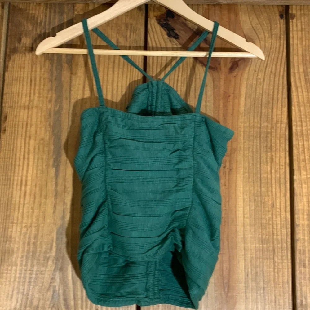 Anthropologie Pilcro Rouched Ribbed Halter - Picture 4 of 7